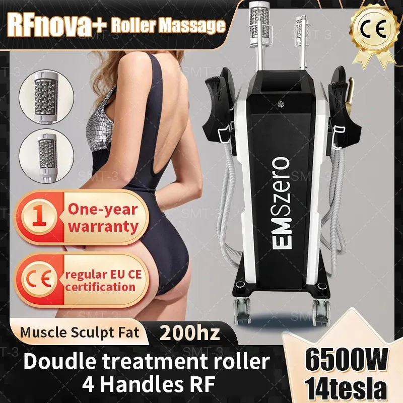 NIEUW 14 TESLA 6500W EMSZERO MUSCLE STIMULATOR ROLLER BOOD DLS-EMSLIM BINNEN SPHERISCHE ELEKTROMAGNETISCHE GRAATSE MACHINE