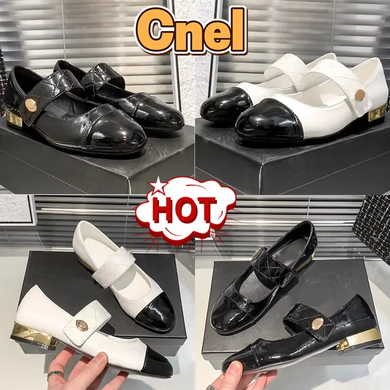 2023 vrouwen luxe kleding schoenen ontwerper blok hak pumps dames hoge hakken Mary Jane pomp hiel cnel kalfslin sandalen sneakers cap teen dame square teen schoen