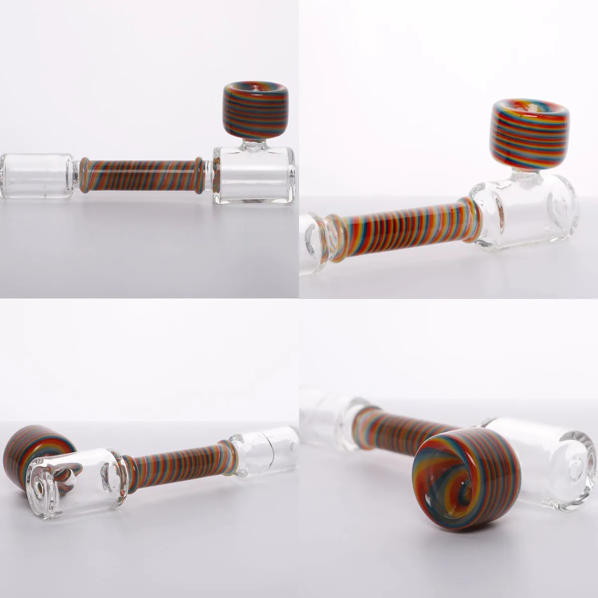 Vintage New Glass Pipe Bong Bong Factory Direct Sale pode colocar o logotipo do cliente da DHL UPS CNE