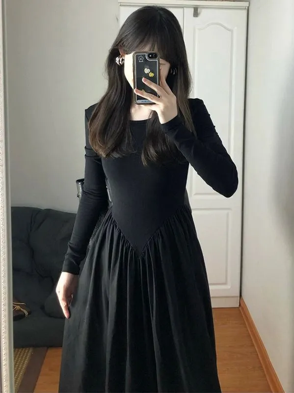 Black Maxi Dress for Women Floor-Length Long Sleeve Chiffon Empire Waist Autumn Casual Dress from Dhgate Basic & Casual Dresses - price 36.69 Black Maxi Dress for Women Floor-Length Long Sleeve Chiffon Empire Waist Autumn Casual Dress from Dhgate Basic & Casual Dresses - price 36.69