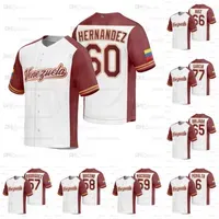 Venezuela WBC 2023 World Baseball Classic Jersey 60 Darwinzon Hernandez 65 Jose Quijada 66 Jose Ruiz 77 Luis Garcia 5 Castillo White 6 David Peralta 14 Gleyber Torres