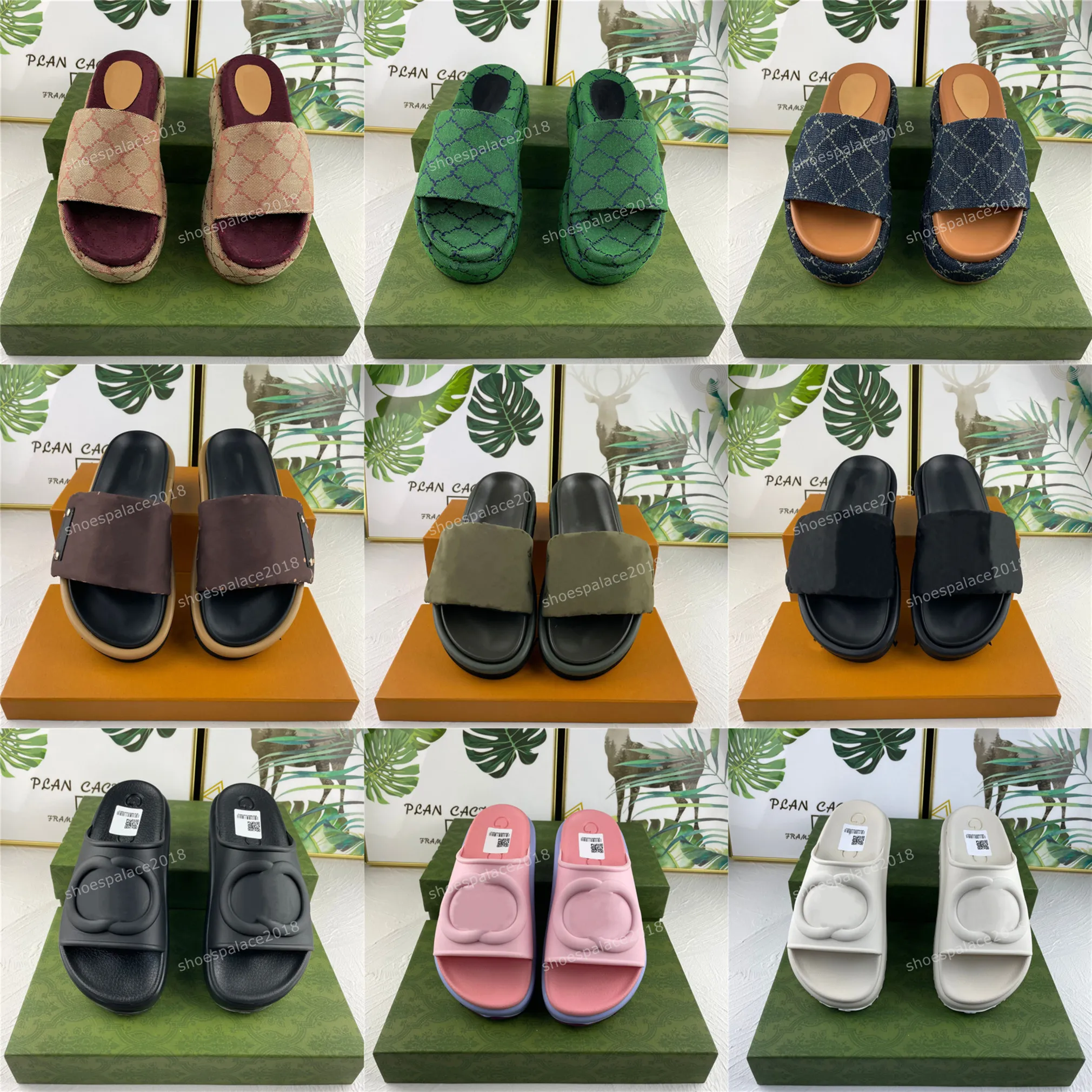 Frauen Femmes Pantoufles Sandales Hausschuhe Designer Sandalen Männer Sandale Slipper Slides Nylon Pool Kissen Komfort Leder Flache Luxus Plattform Pantoufles Sandalen