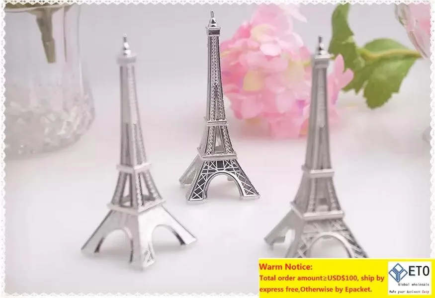Commercio all'ingrosso del supporto di carta del posto della Torre Eiffel di favore di cerimonia nuziale del pcslot DHL Fedex
