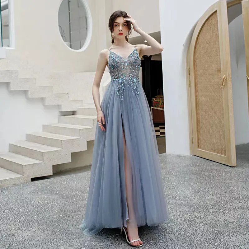 green emerald velvet dress Embroidered-Bodice Long Faviana Chiffon Prom Dress Guava / 00