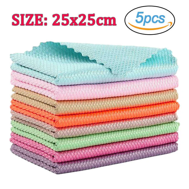 Chiffon De Nettoyage Magique épaissi,15 Pcs Serviettes en Microfibre Tout  Usage,Chiffon de Nettoyage Magique pour Verre,Chiffons Nettoyage Sans