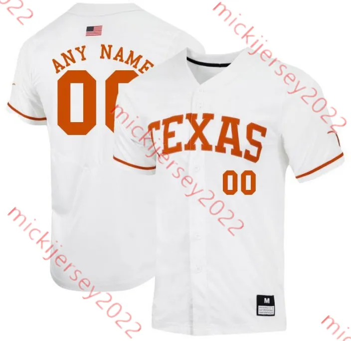 Texas Longhorns Nike College Baseball Shirts Retro Brand Men's