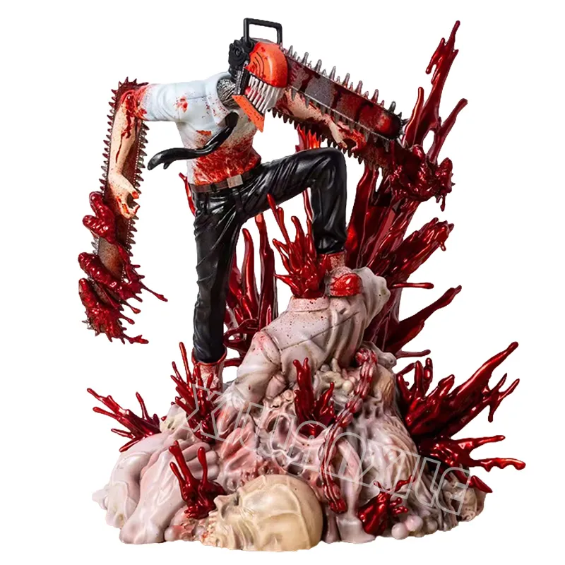 Motosserra Homem Denji Anime Figura Chainsaw Man Denji Power