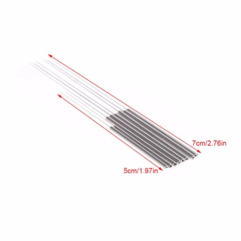 Ensemble d'imprimantes aiguille de nettoyage de buse en acier inoxydable 0.2/0.25/0.3/0.35mm pour imprimantes 3D