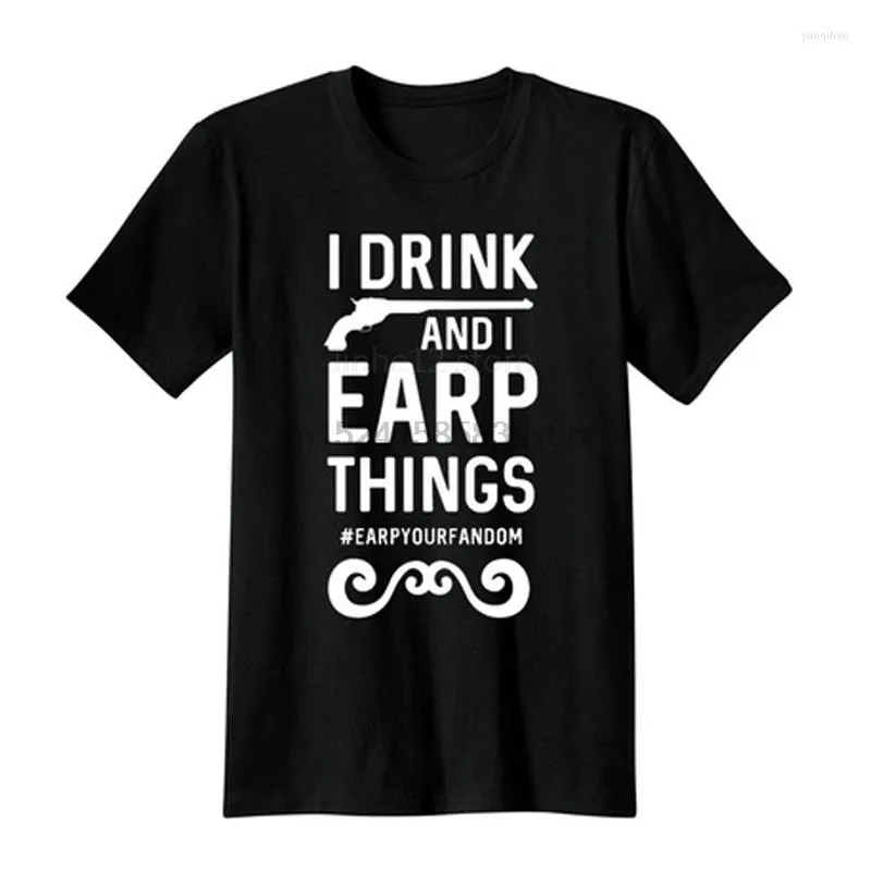 남자 T 셔츠 Wynonna Earp Your Fandom 티셔츠 캐주얼 패션 TV Tops Tees