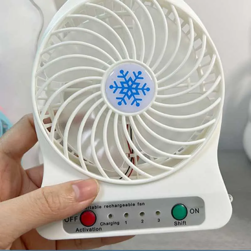 Ventilatori elettrici portatili Piccoli Mini Batteria Ventilatori portatili ricaricabili Ventilatori Cooler fanxoo Dockoro 5v