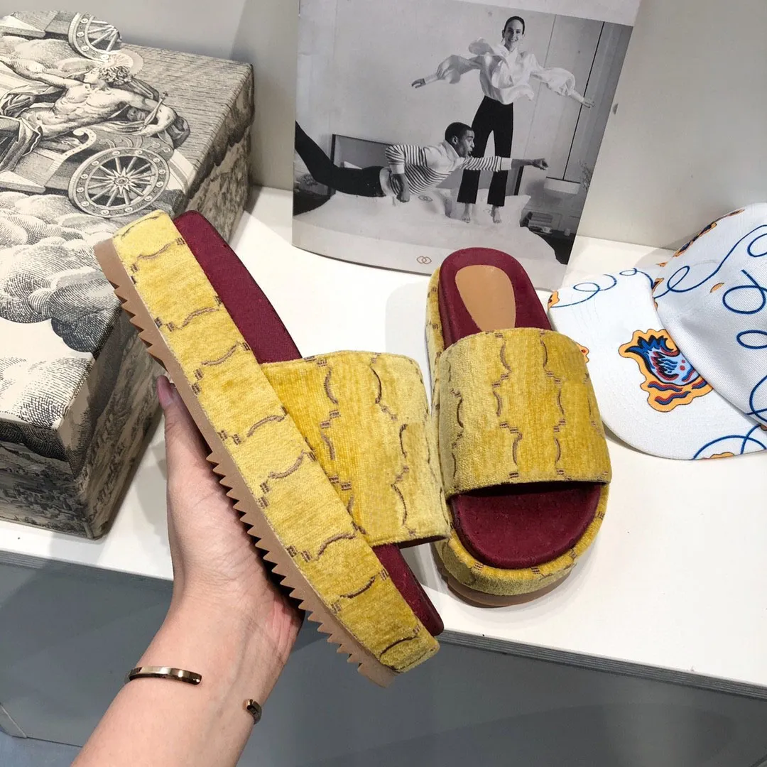 DHgate.com:Womens Linen Platform Sandals, Designer Maxi Jacquard Slippers  in Beige Canvas and Blue Denim:Shoes \u0026 Accessories