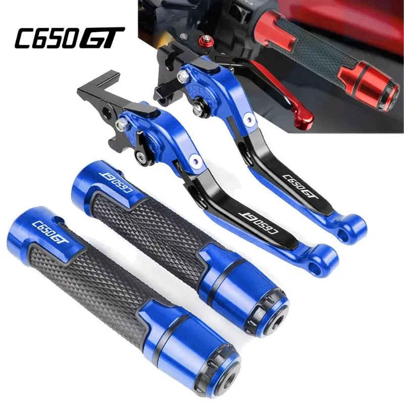 Motorcycle Brakes Brake Clutch Levers Handlebar Grip Handle Hand Grips For C650GT 650GT 650 GT 2011-2023 2023 2014 2013 2012