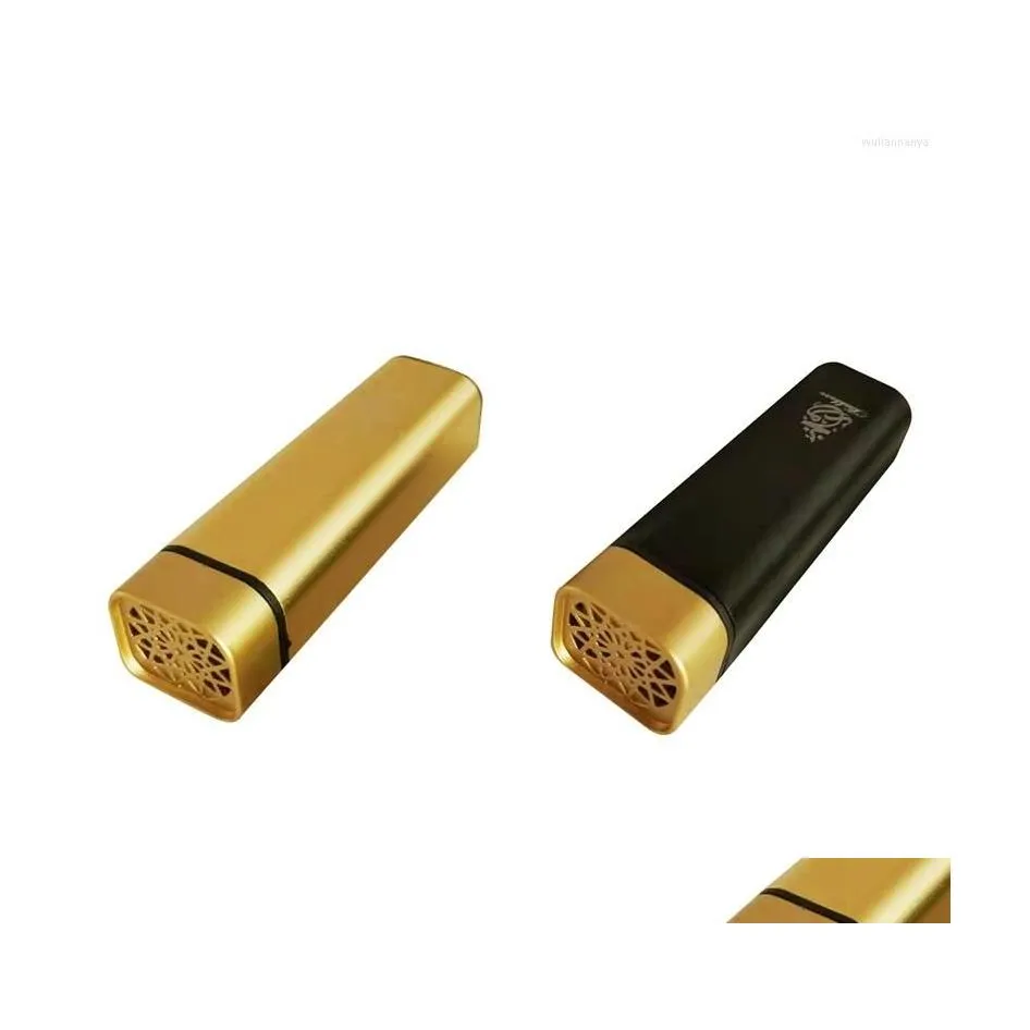 Lâmpadas de fragrância USB queimador de incenso elétrico portátil Bakhoor Aroma difusor Mini árabe portador muçulmano decoração de decoração DROWN DHABW