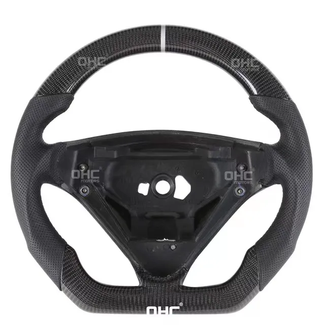 Real Carbon Fiber LED Performance Steering Wheels for BENZ SLK Car Accessories