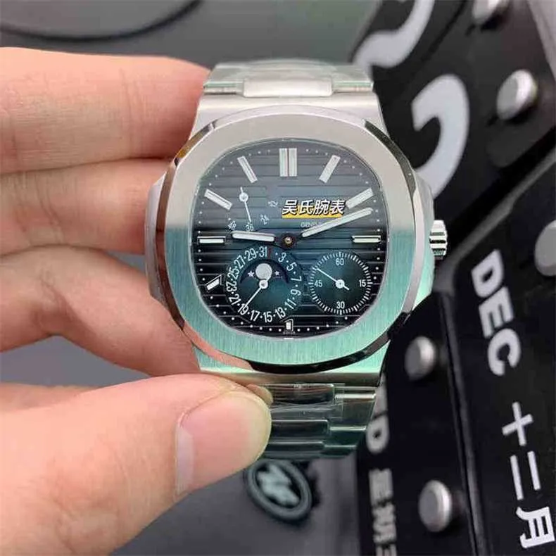Super replicating complex features PP baidafili steel king 5712gr domineering president Nautilus multifunctional automatic mechanical watch of ZF factory 8PLW
