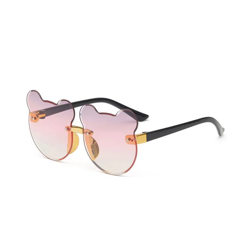 Solglasögon Barnmode Rimless Girl's Simple Design bekväma HSJ88Sunglasses