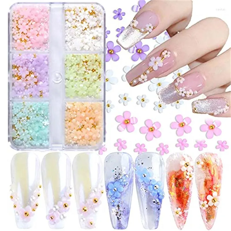 Pastel flowers | Pretty acrylic nails, Gorgeous nails, Silver glitter nails