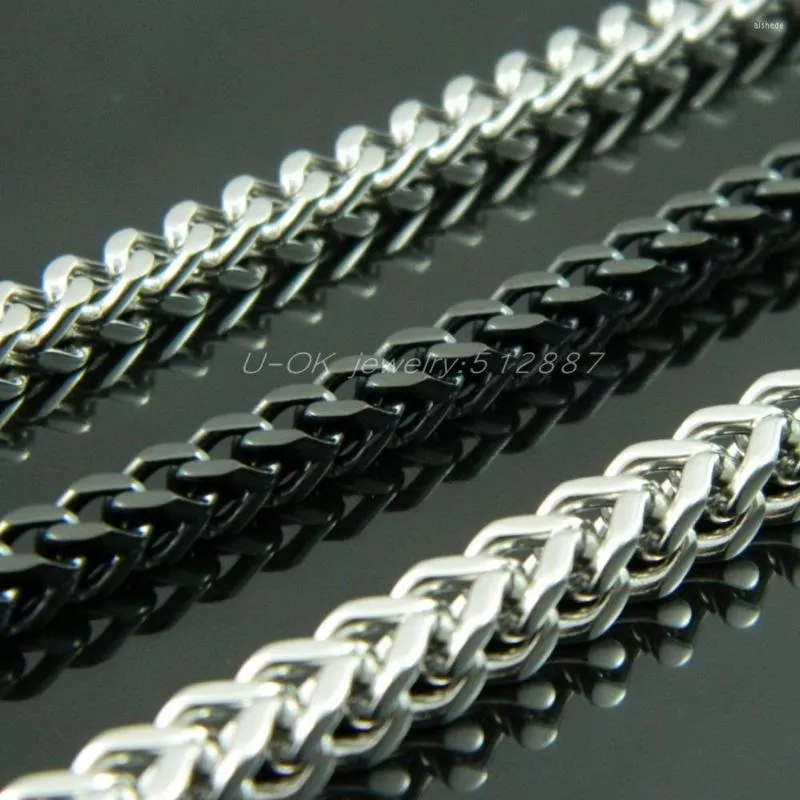 Chains 22inch 55cm Black Chain Huge Men's Necklace Stainless Steel Big Heavy Fashion Jewelry