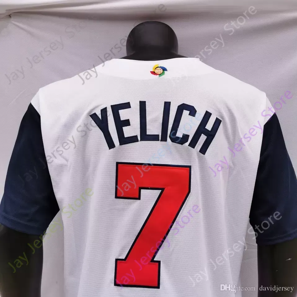 2023 World Baseball Classic WBC USA Jersey Mike Trout Bobby Witt Jr. Nolan Arenado Nestor Cortes Clayton  Realmuto Betts Tucker Schwarber Goldschmidt Alonso