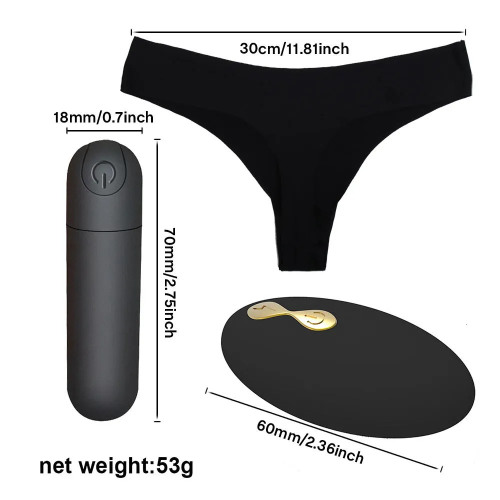 Vibrators Vibrating Panties 10 Function Wireless Remote Control  Rechargeable Bullet Vibrator Strap On Underwear Vibrator For Women Sex Toy  230404 From Zhengrui03, $8.95
