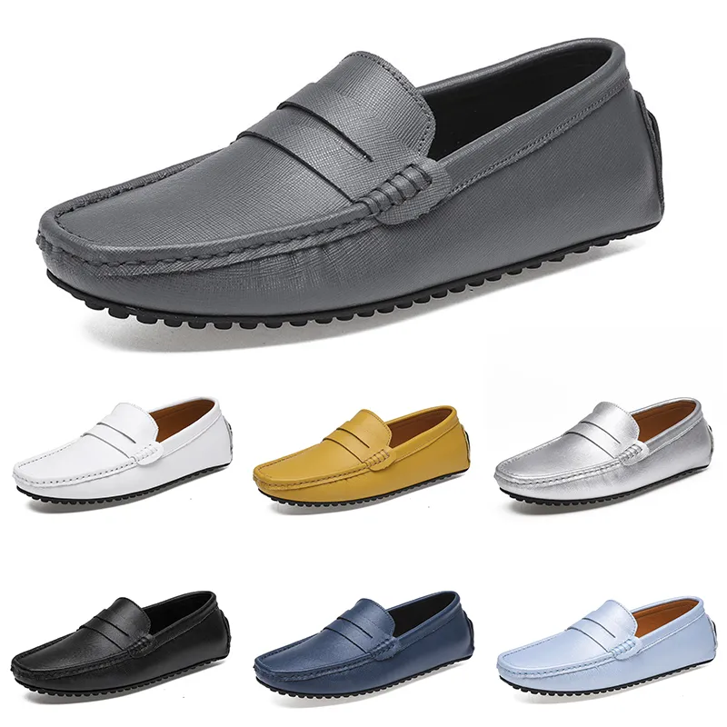 Gai homens sapatos casuais cor sólida pretos brancos respirável prata taupe dlives cinza profundo azul amarelo jogging andando baixo macio multi tênis masculino ao ar livre treinador