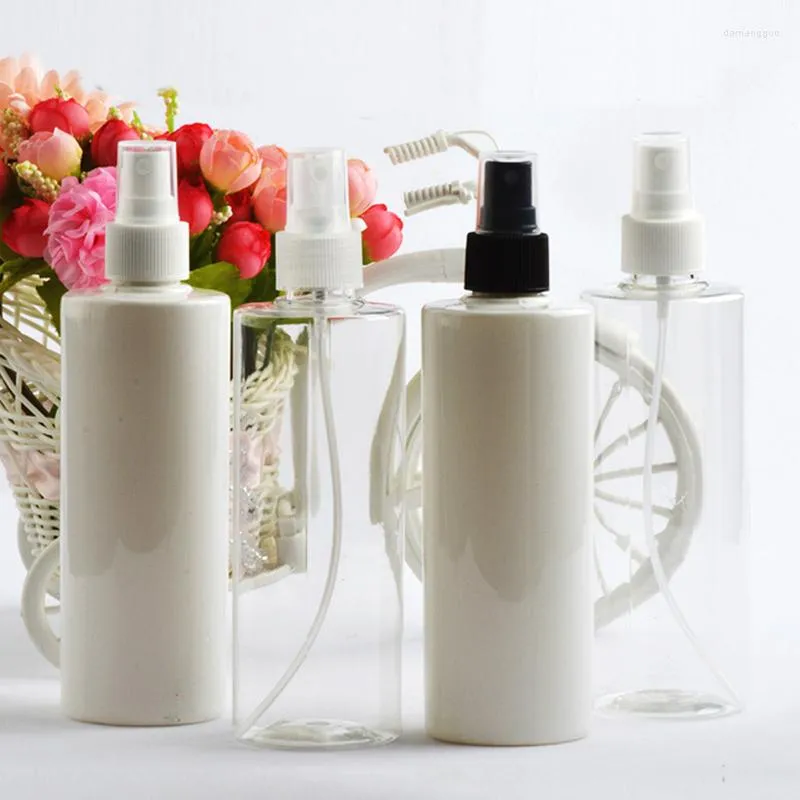 保管ボトル20pcs 300mlスプレー香水用に空っぽ300ccペットの白い容器スプレーポンプ微細ミストボトル化粧品梱包