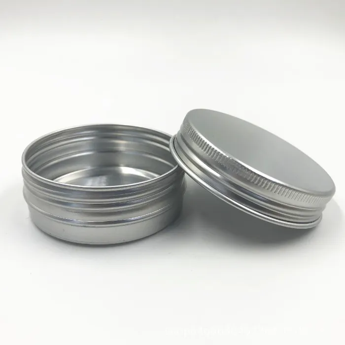 Metal Aluminium Bottle Tins Lip Balm Containers 5ml 10ml 15ml 20ml 30ml 40ml 50ml 60ml 80ml Empty Jars Screw Top Tin Cans