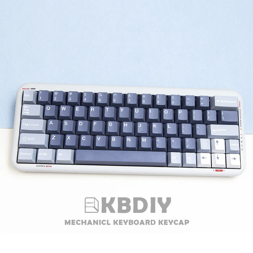 173 Keys Cap Iso ABS GMK Fiske Keycaps Cherry Profile Anpassat dubbelskott för mekaniska spel Keyboards MX Switch Blue