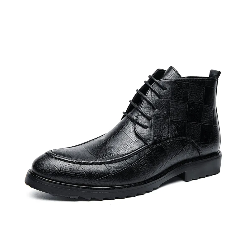 Botas Para Hombre Marca De Moda Puntiaguda Botines Cómodos De Cuero Para  Hombre Botas De Vaquero Zapatos De Diseñador De Lujo Originales De Negocios  De 64,37 €