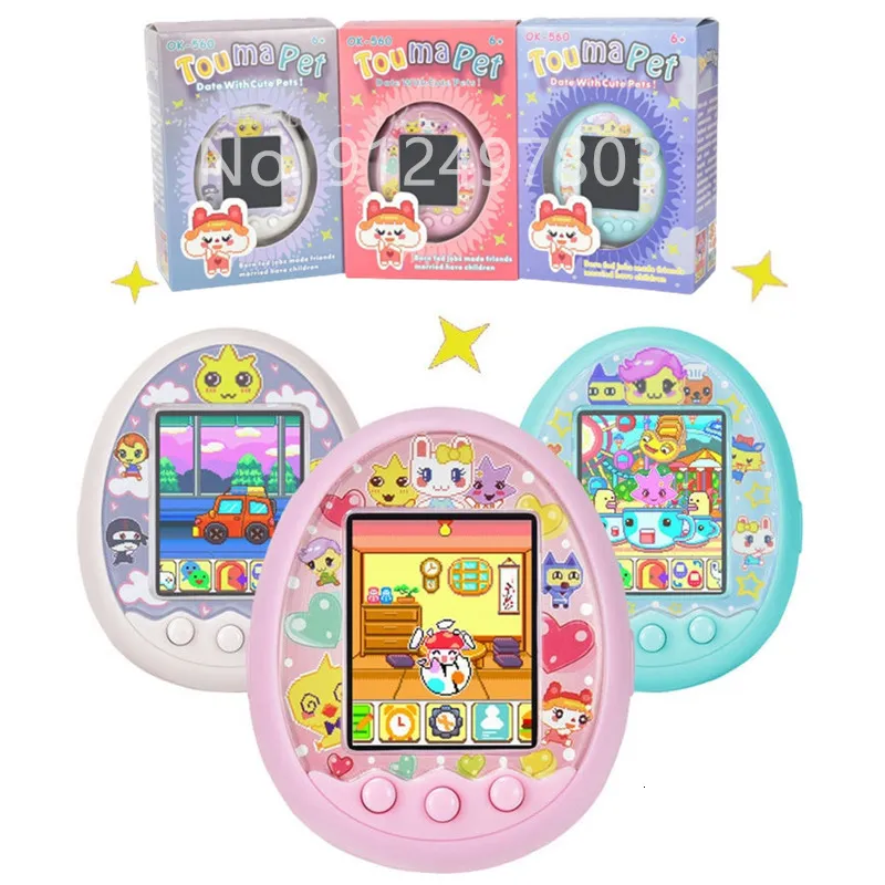 Электрические животные RC Tamagotchis Funny Kids Electronic Pets Toys Ностальгические в одном виртуальном кибер -интерактивном игруше