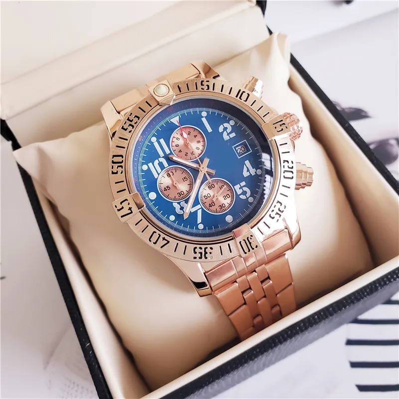2023 nouvelle marque originale montre pour hommes d'affaires classique boîtier rond en acier bracelet en cuir montre-bracelet à quartz horloge recommandée q08