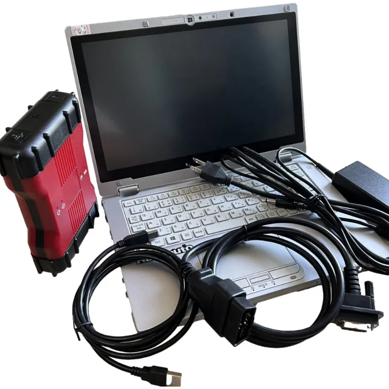 2024 VCM II V129 버전 OBD2 CAR DIAGNOSTIC-TOOL 지원 차량 IDS VCM2 OBD 2가 포함 된 CF-AX2 I5 8G 노트북