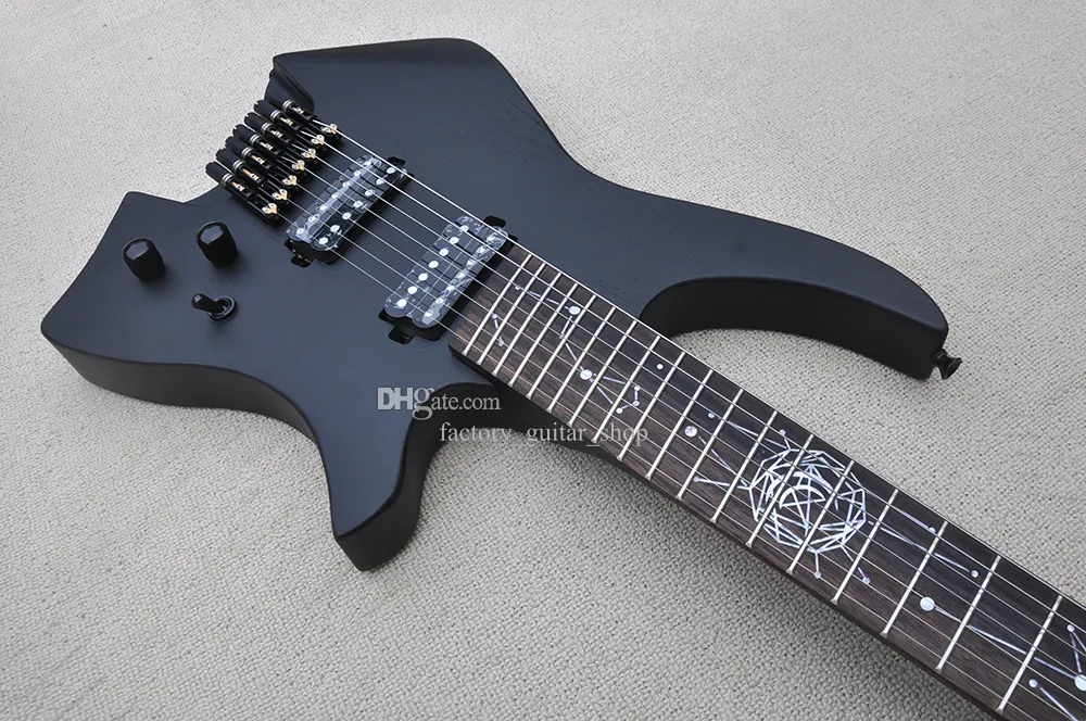 ◆6st Headless Guitar See Thru Black ◇6st Headless Guitar See Thru Black