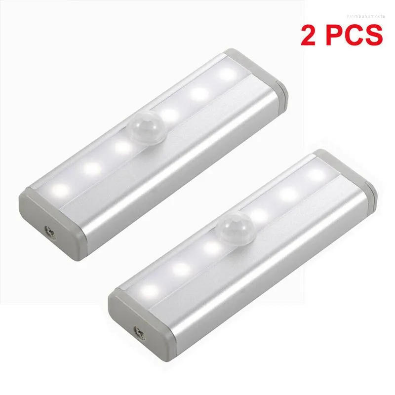 2pcs Taşınabilir LED Dolap Işık Dolap Altında Yüksek Parlaklık Dolap Merdiven Mutfak için Gece Lambası