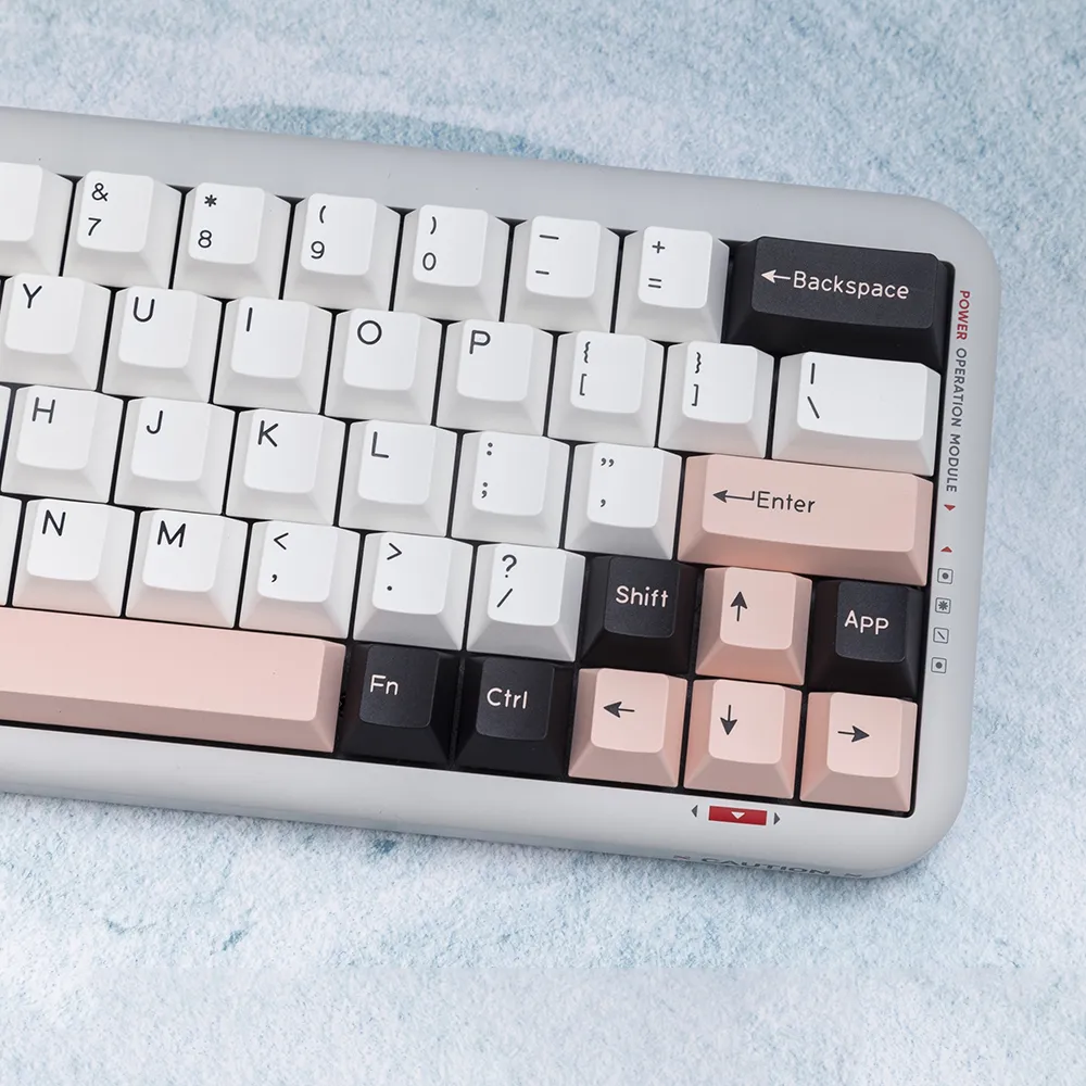 GMK OLIVIA KEYCAP Kiraz Profili PBT KEY KAPALAR Pembe Black White 178 Mekanik Oyun Klavyesi MX Özel DIY için Anahtar Kapak Seti