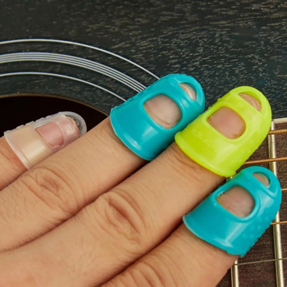 Non Slip Silicone Finger Guards For Ukulele Guitar Knobs Set Of 4