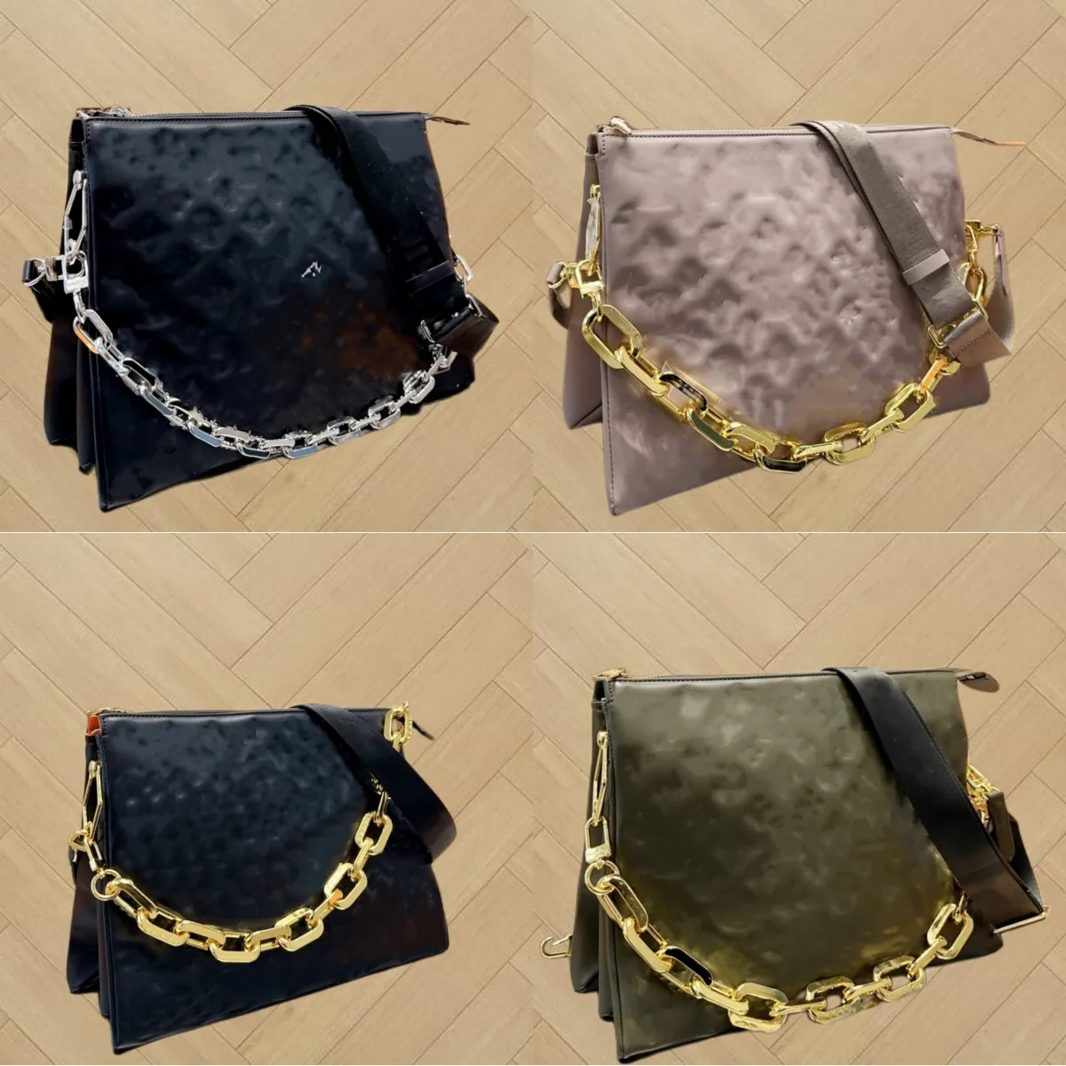 كروس حقيبة الجسم Coussin MM مصمم حقائب اليد محافظ محافظ رسول القابض المساء Crossbody