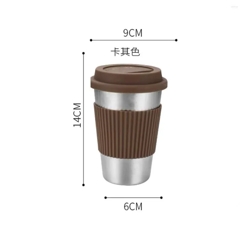 500ml Stainless Steel Coffee Mug Thermo Mug with Lid Beer Mugs for