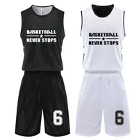 Gym Clothing Doublesided High quality Men Basketball Set Uniforms Kits Sports Clothes Kids Reversed Jerseys College Tracksuits 230303