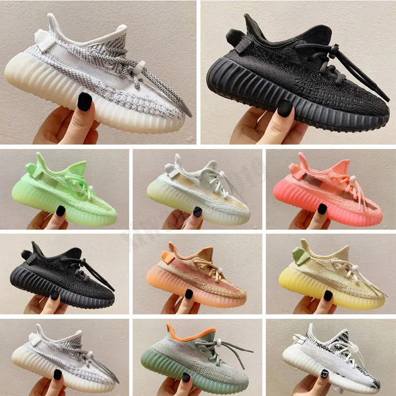 Athletic Outdoor 2023 Barn Running Shoes Barn Basket Trainers Wolf Grey Toddler Sports Sneakers för pojke och tjej chaussures häll enfant 25-35