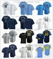 2023 Baseball Jerseys Men 36 Andrew Kittredge 38 Colin Poche 57 Drew Rasmussen 59 Jeffrey Springs 81 Ryan Thompson 41 Colby White 50 Rene Pinto 62 Jonathan Aranda