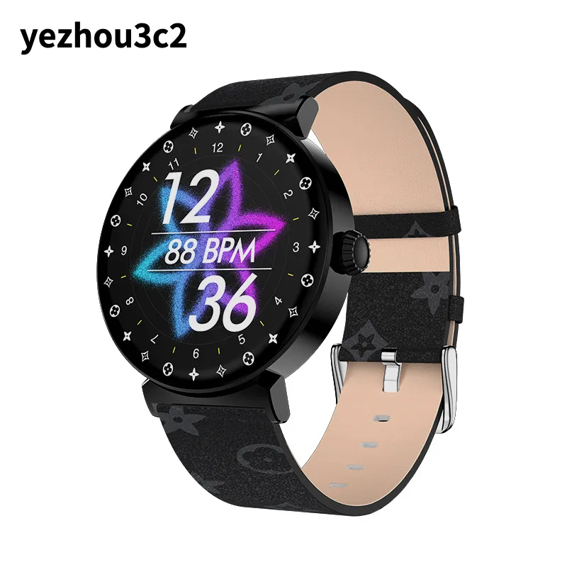 YEZHOU M11 Bluetooth gute Batterie Kreis Smart Watch mit großem Bildschirm Anrufen NFC Sport Gesundheit Herzfrequenz Blutdruck für iPhones