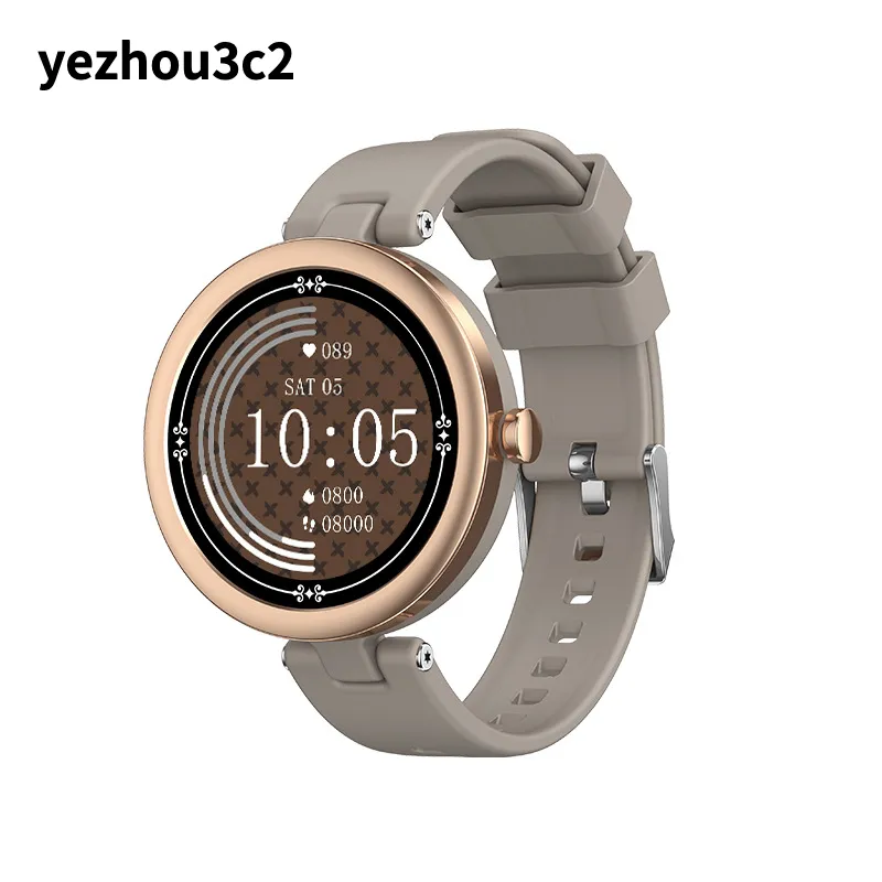 YEZHOU2 luxe original grand cadran rond montre intelligente avec surveillance du sommeil de la fréquence cardiaque Podomètre de santé Étanche longue endurance android IOS montre intelligente