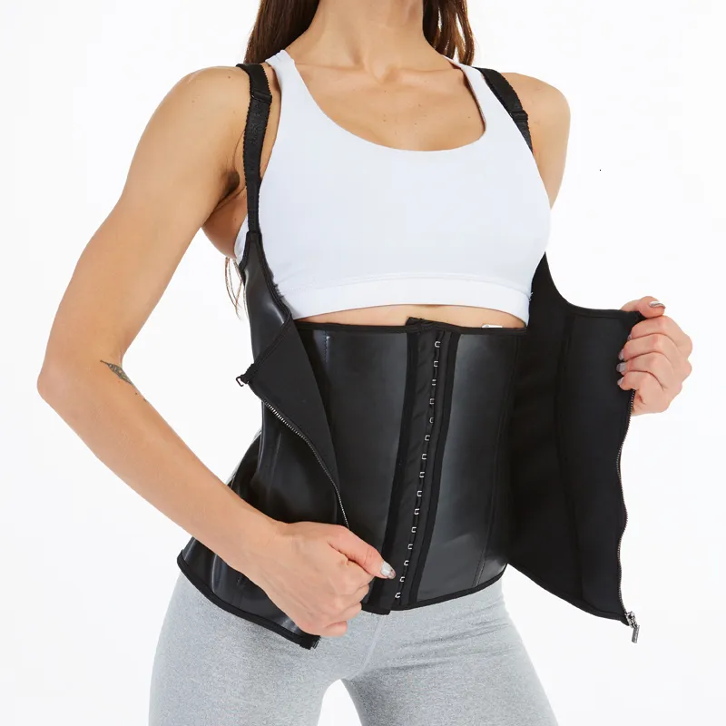 colombian waist trainer 25 steel bones latex corset body shaper