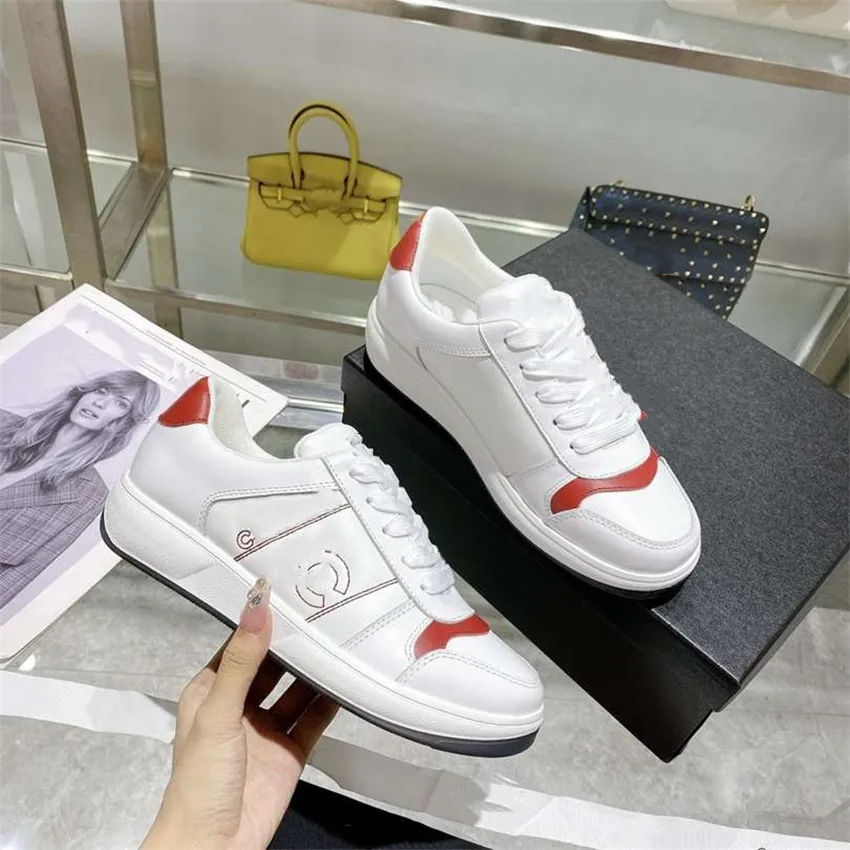 Luxury 2023 Channel Flat Green Bowling Shoes For Men And Women With