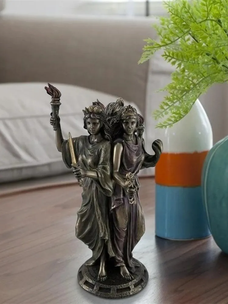 Sharplace Göttin Statue Aus Harz – 28,1 Cm Hohe Glücksfigur Mit Feindetails, Perfekt Als Deko Oder Geschenk
