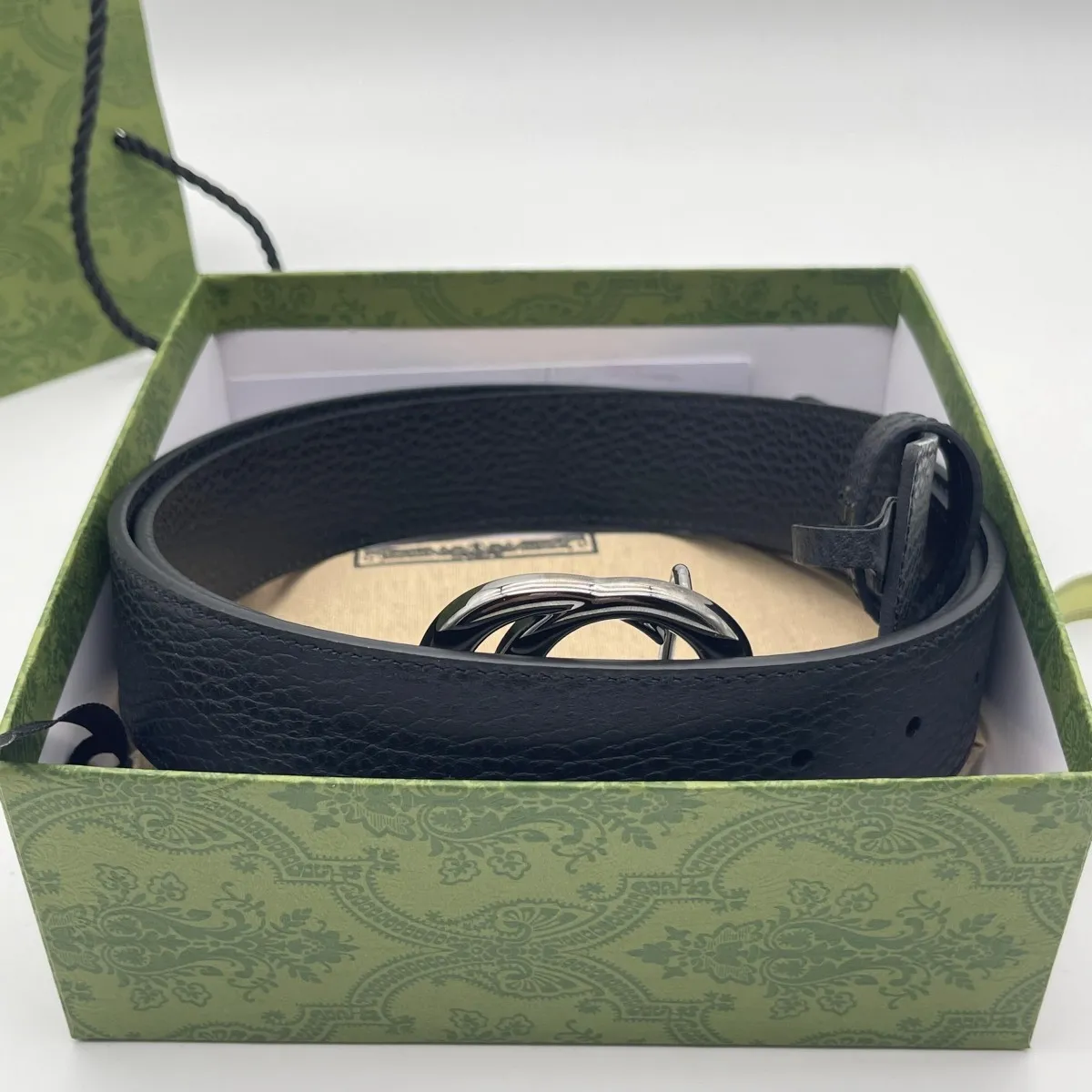 Ceinture off oriented white imitation