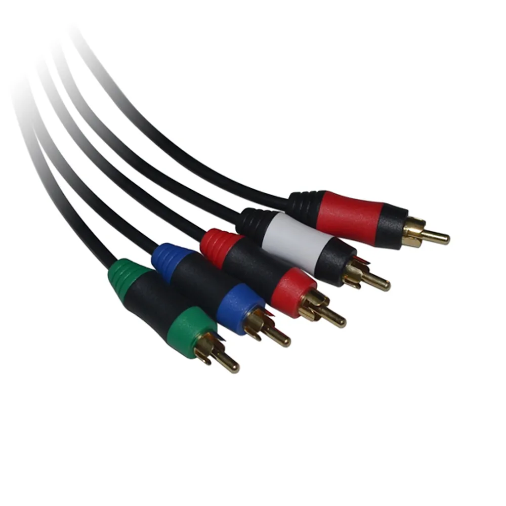 4 in 1 component kabel audio video av 5RCA kabel voor WII voor PS2/PS3/Xbox360/Wii 1.8m