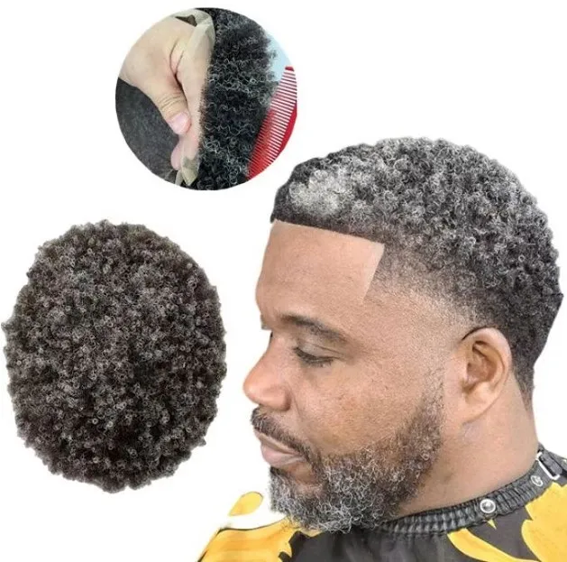 Perruque Courte Pour Hommes - Cheveux Humains Naturels - Couleur Noir 1B - Raie Libre - Bonnet Moyen - Neuf Avec étiquettes