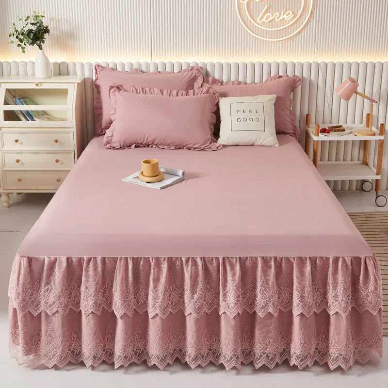 Кровать юбка для кровати юбки для кровать наволочка для кровати роскошная сала